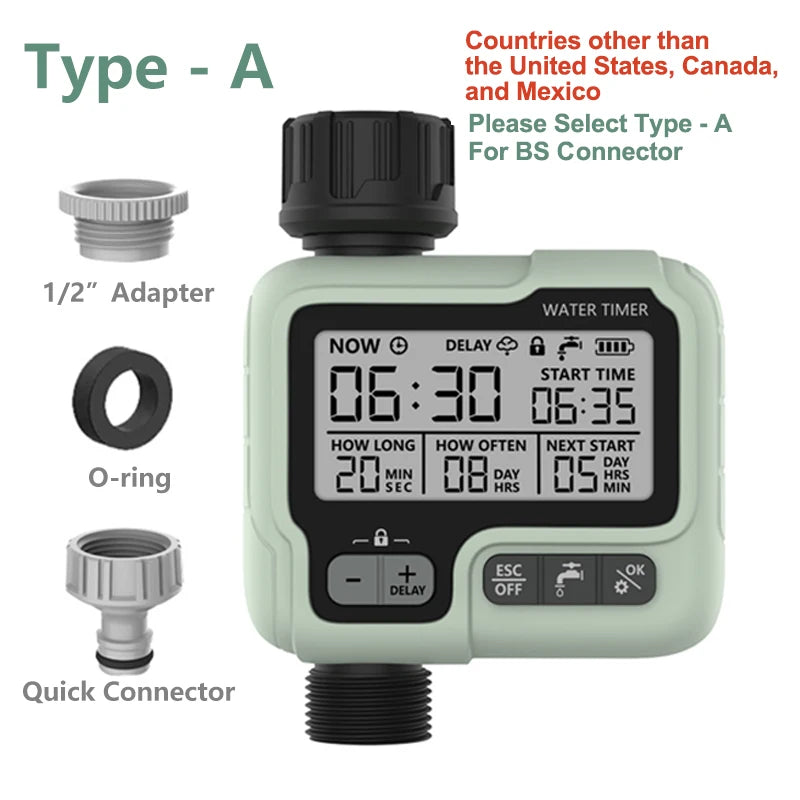 Automatic Water Timer Garden Digital Irrigation Machine Intelligent Sprinkler Used Outdoor to Save Water