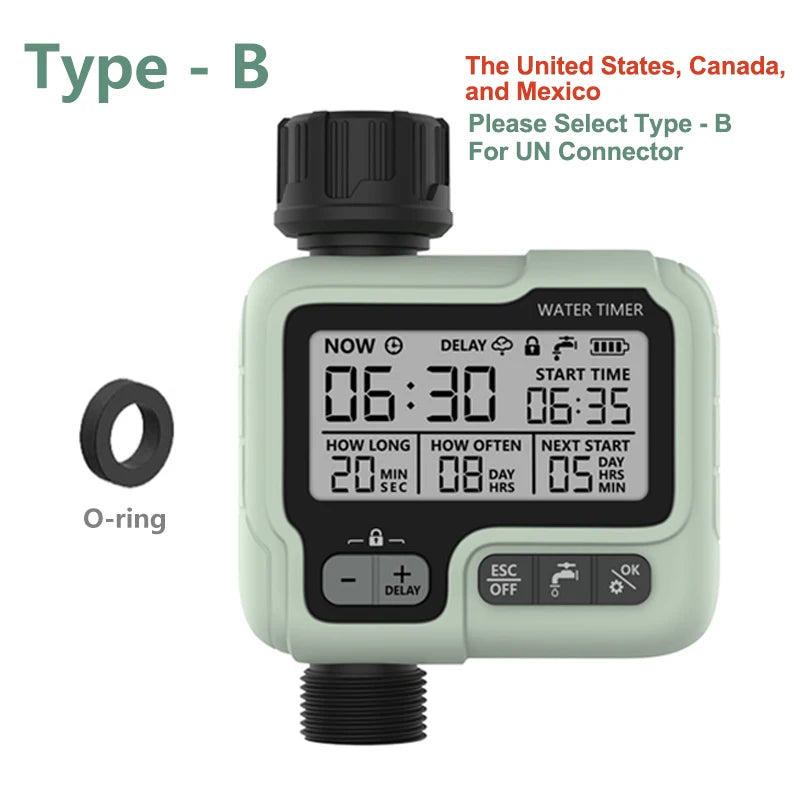 Automatic Water Timer Garden Digital Irrigation Machine Intelligent Sprinkler Used Outdoor to Save Water