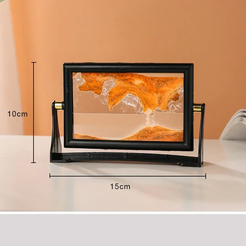 SandSpin: Rotatable 3D Sand Art Display