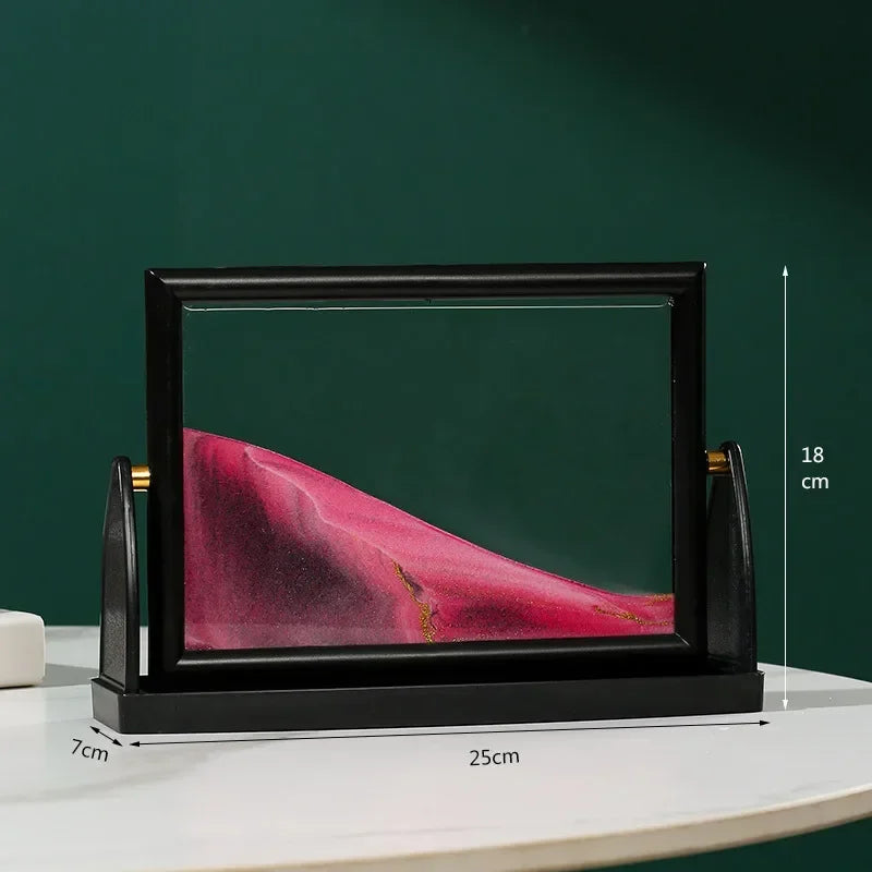 SandSpin: Rotatable 3D Sand Art Display