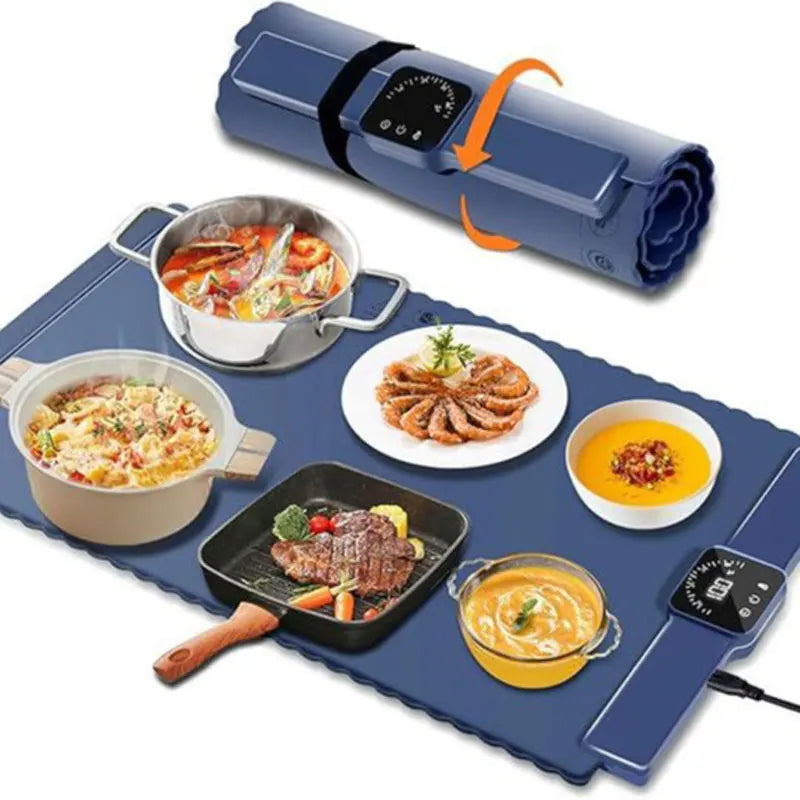 WarmServe: Electric Warming Mat with Timer and Child-Lock