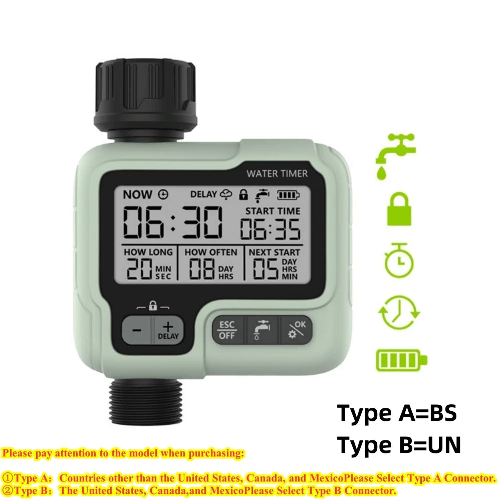 Automatic Water Timer Garden Digital Irrigation Machine Intelligent Sprinkler Used Outdoor to Save Water